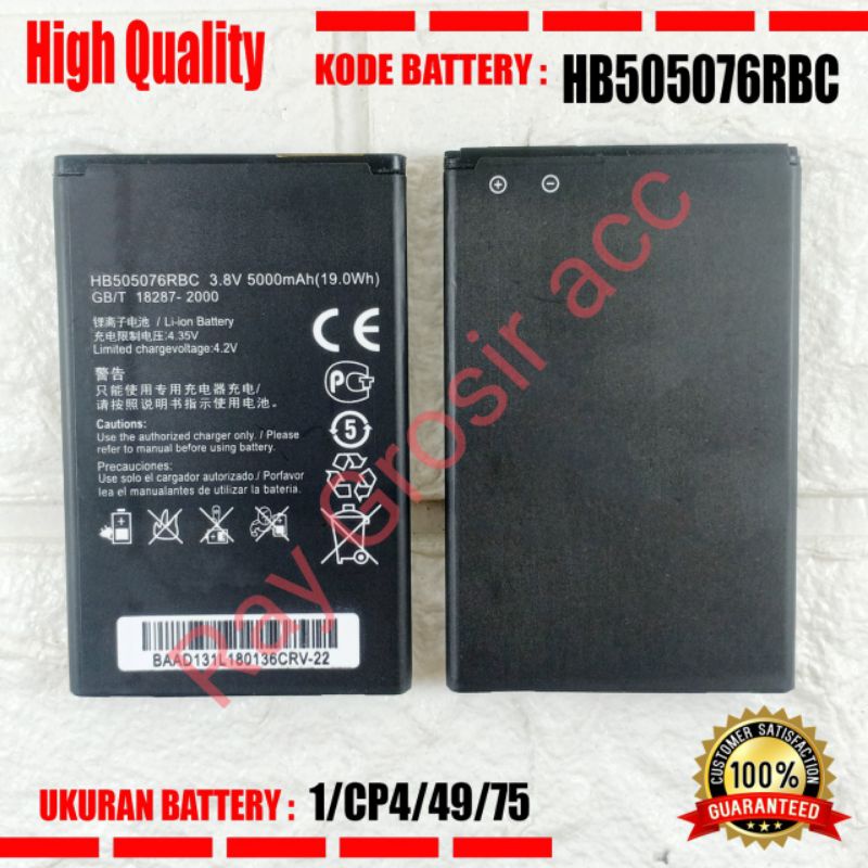 Baterai Original Y600 U20 G700 Y311 G610 C8815 HB505076RBC