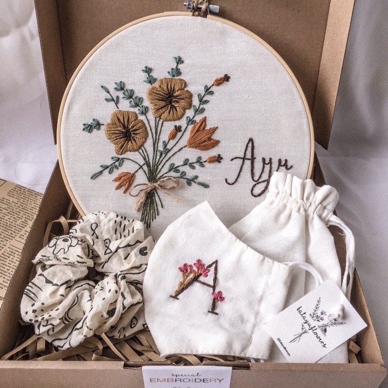 

Hempers Embroidery custom nama / GIFTBOX