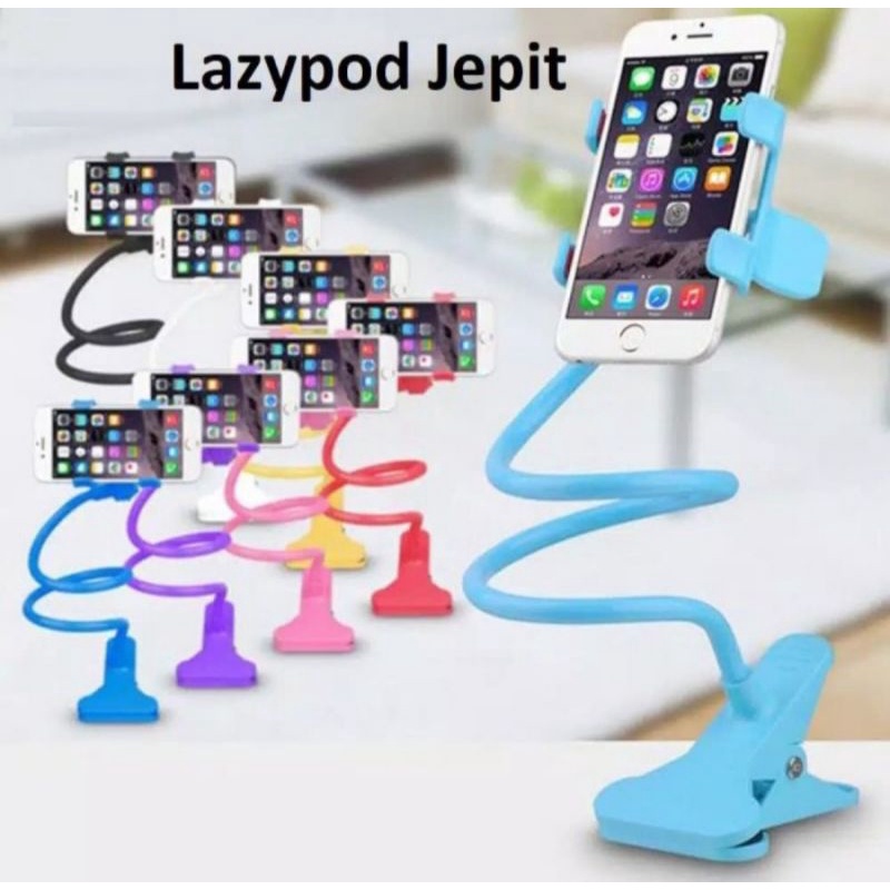 lazypod hp holder jepit hp stand hp capit jepit