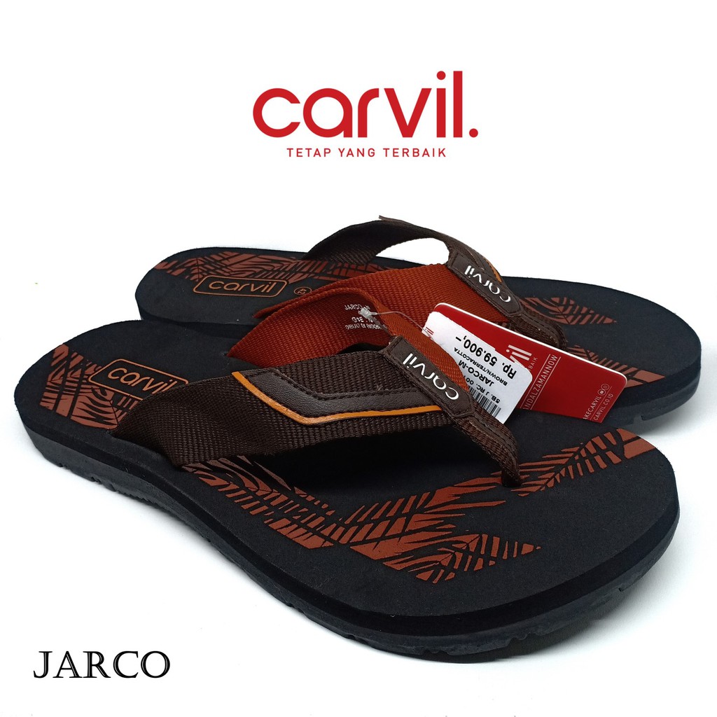 Sandal Carvil Pria Original - Carvil Sandal Pria Jarco