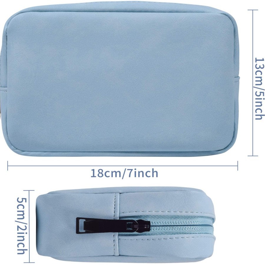 Tempat Tas Dompet/Pouch Adaptor Laptop - Blue