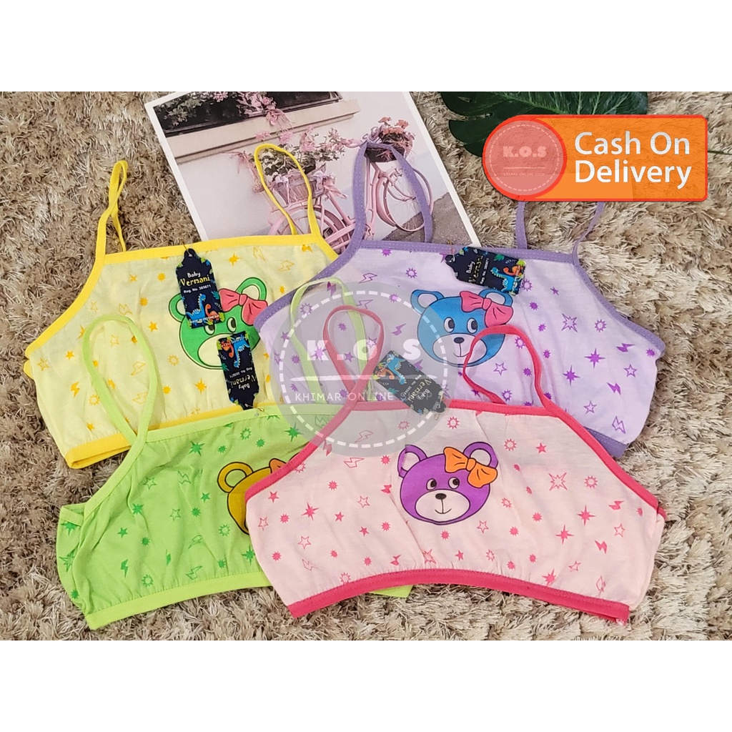 miniset anak katun impor tali kecil