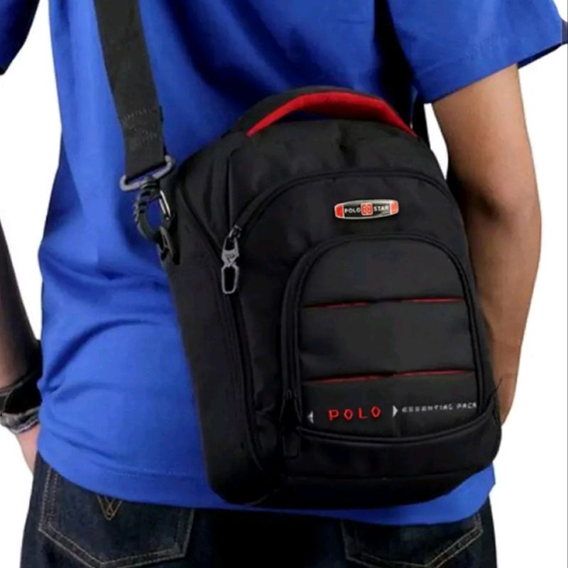 6.6 Shopee Belanja Gratis!! 55pcs tas selempang pria Polo model 39121