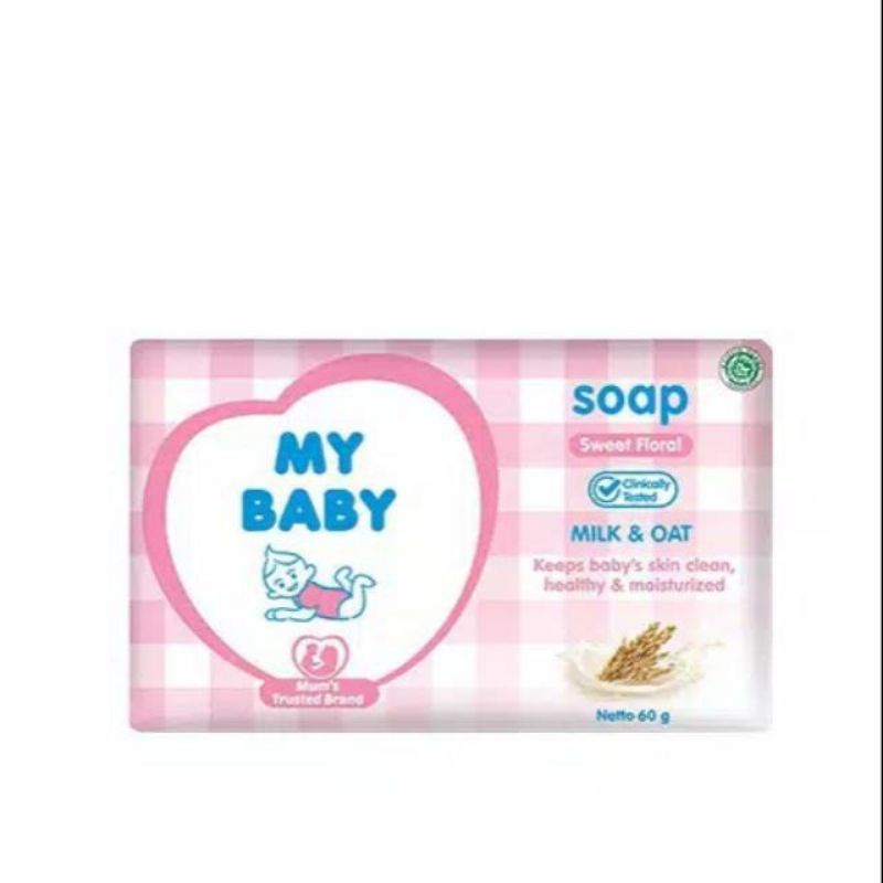 My Baby Bar Soap 60 gr My Baby Sabun bayi padat 60 gr