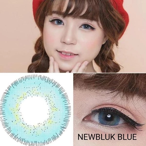 SOFTLENS NEWBLUK NORMAL/MINUS (0.00s.d -6.00) DIA. 15mm.MADE IN KOREA