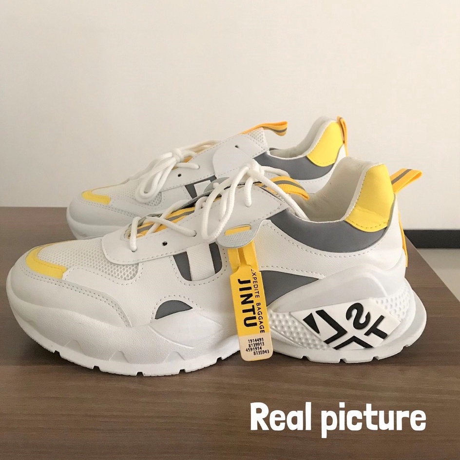 TBIG [COD] Sepatu Sneakers Pria JINTU ST Import Fashion Sepatu Import Sekolah Kuliah Murah