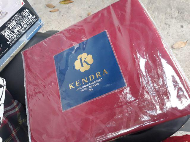 Sprei Kendra Polos Jaquard Emboss Hotel Bedding King Size 180