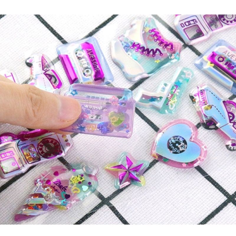 Sticker Stiker Glitter Magic Sequin