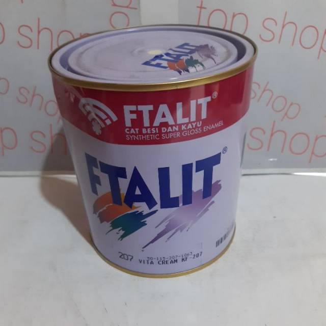 CAT FTALIT KAYU BESI WARNA VITA CREAM 207 ISI 1KG
