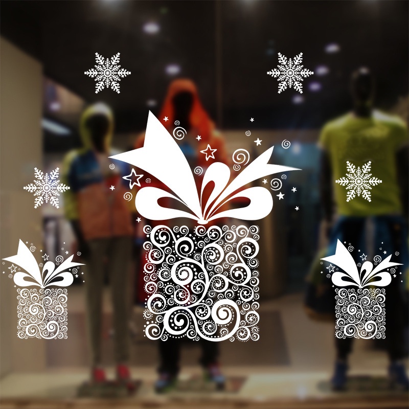 Diy Stiker Dinding Decal Digunakan Untuk Dekorasi Jendela Natal Snowflake Electrostatic Removable Window Stickers