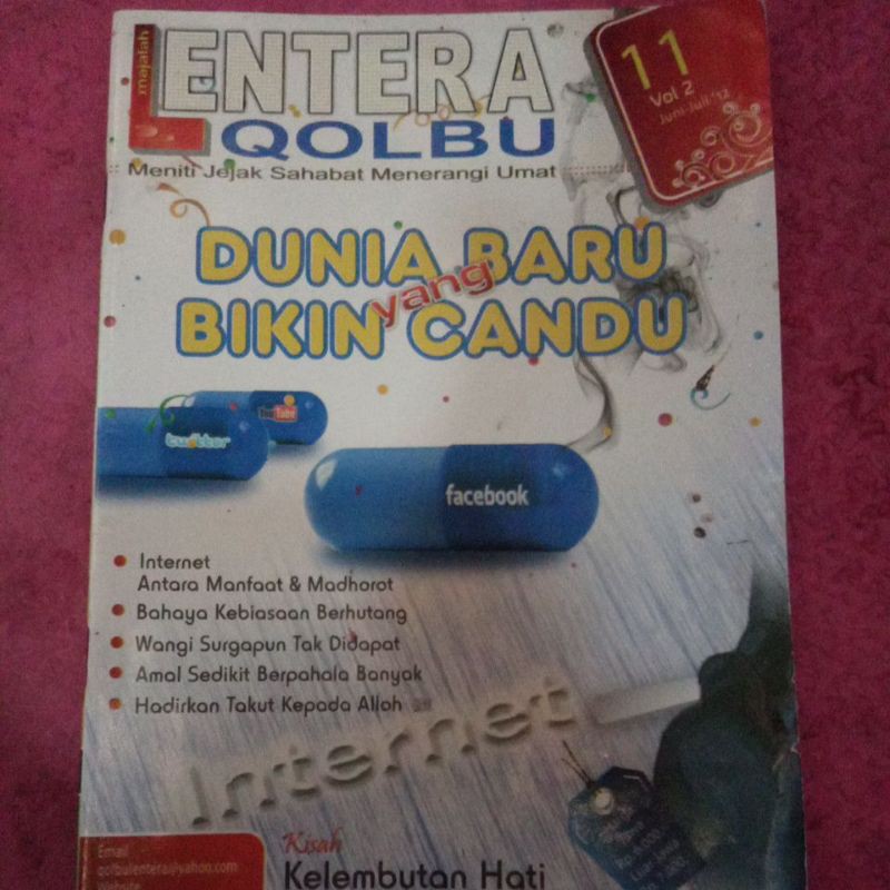 majalah lentera Qolbu dunia baru yang bikin candu