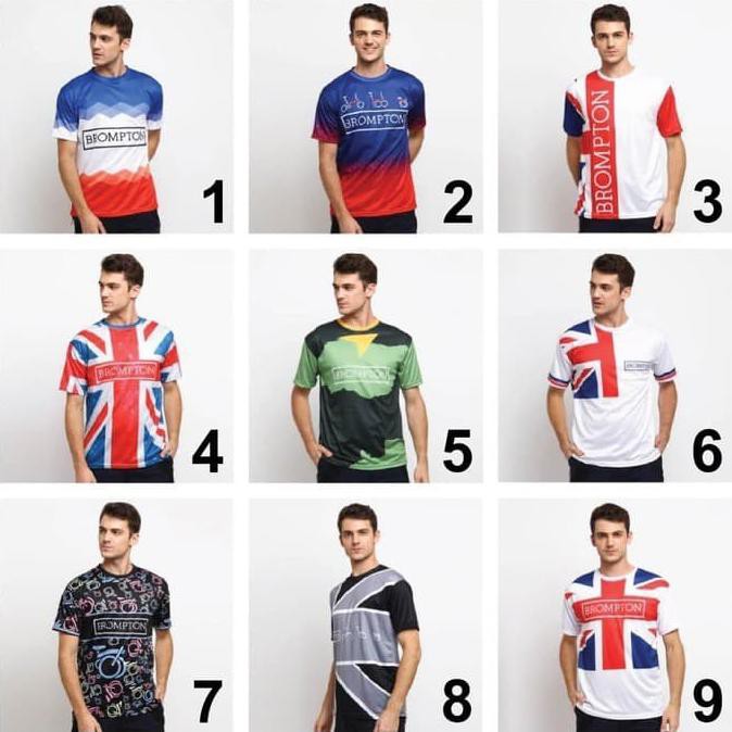 Ftsl Kaos Jersey Brompton Bersepeda Olahraga Dri Fit Sepeda Lipat - Kode 1, M