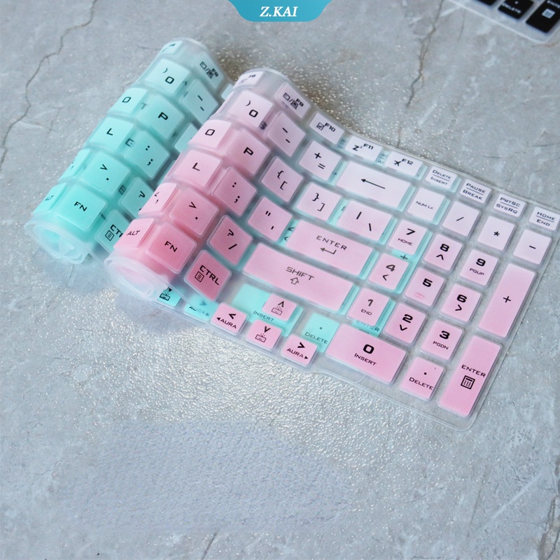 Stiker Pelindung Keyboard Bahan Silikon Warna Pelangi Untuk ASUS Tuf A15 A17 F15 FA706 FA506 FA506iu FA506iv Fa506ii Fa706ii Zu