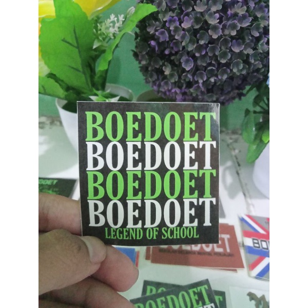 

STIKER BOEDOET LEGEND OF SCHOOL / STIKER TAHAN AIR BOEDOET