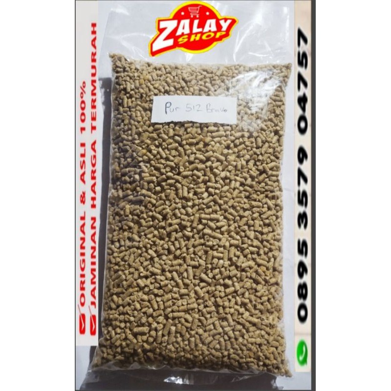 Pakan Ayam Pur 512 Bravo Repack 1kg