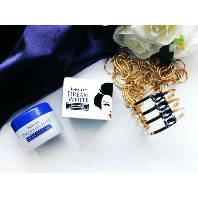 [HIBELL] CREAM MALAM KOJIE SAN DREAM WHITE ANTI AGING OVERNIGHT CREAM