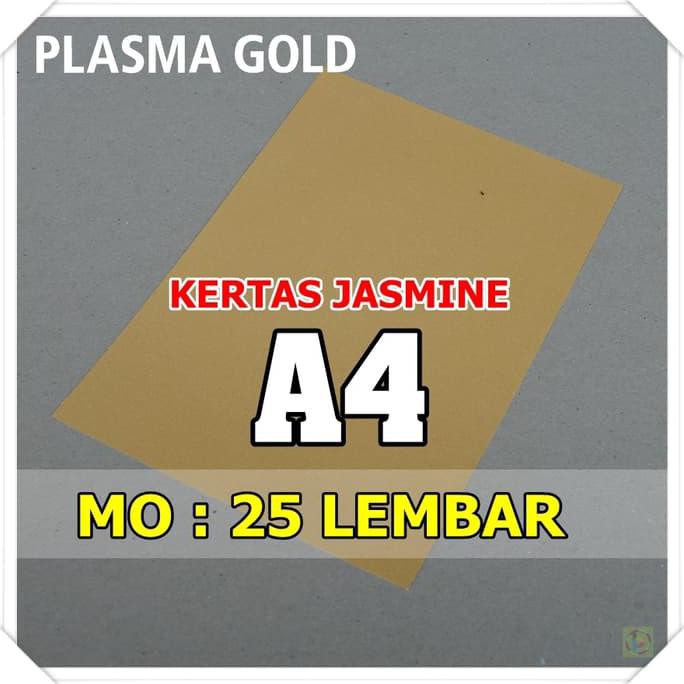 

Berkualitas Kertas Karton Jasmine / Paper Flower A4 Plasma Gold Emas Promo Kode 162