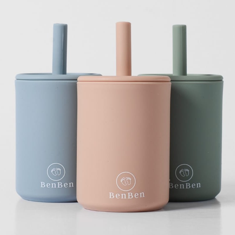 Benben Silicone Cup Set with Straw