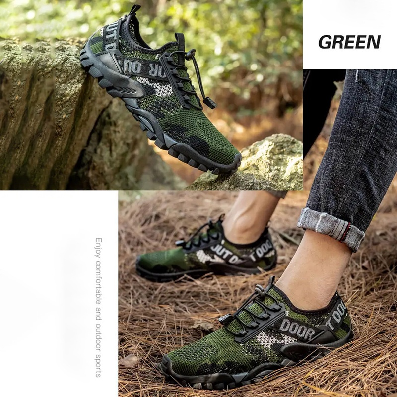 Toread Sepatu Hiking Pria Casual Sepatu Gunung Sepatu Camping Outdoor AntiSlip MH102