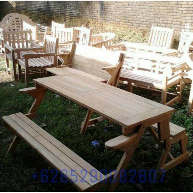 1010 Kursi Kayu Lipat Outdoor HD