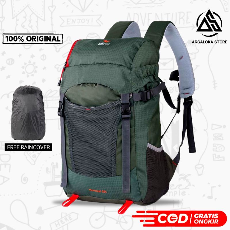 Tas Ransel Pria Tas Punggung Laptop Sekolah Kerja Kuliah Cowok 25 L Backpack Outdoor Original Keren