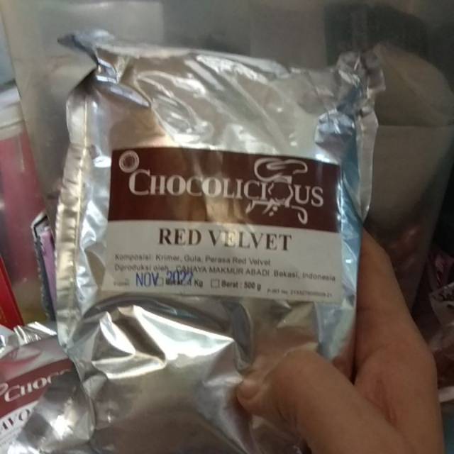 

Minuman serbuk red velvet