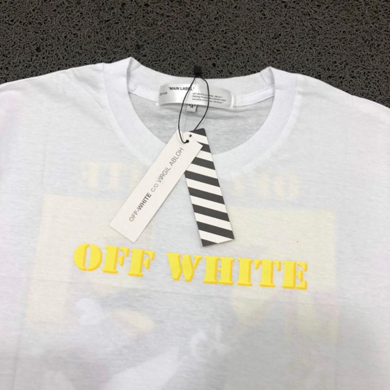 KAOS OFF WHITE HIGH QUALITY CASUAL HYPE FASHION PRIA