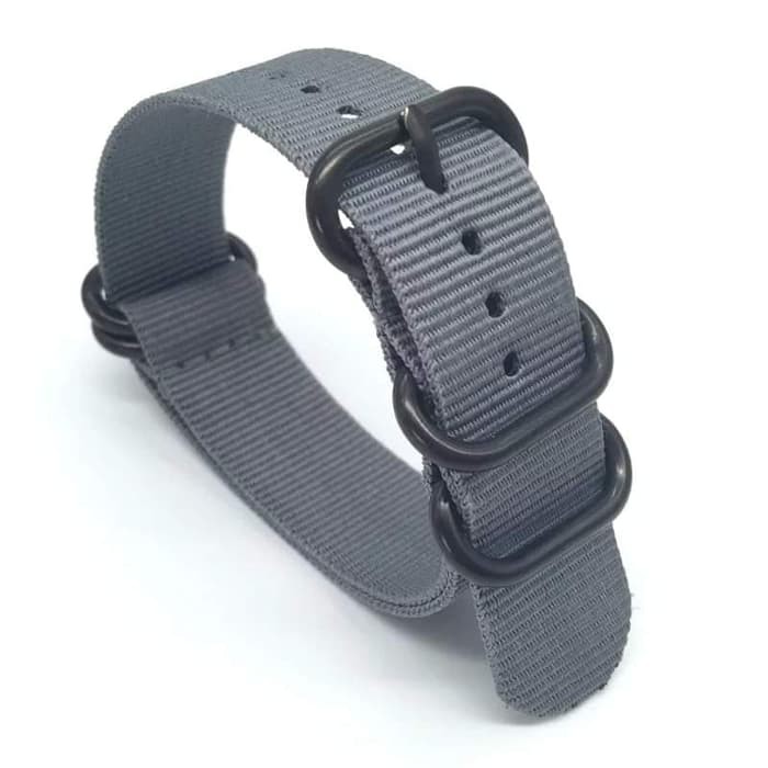 TALI JAM TANGAN NATO ZULU 20MM 22MM 24MM CANVAS STRAP ABU ABU