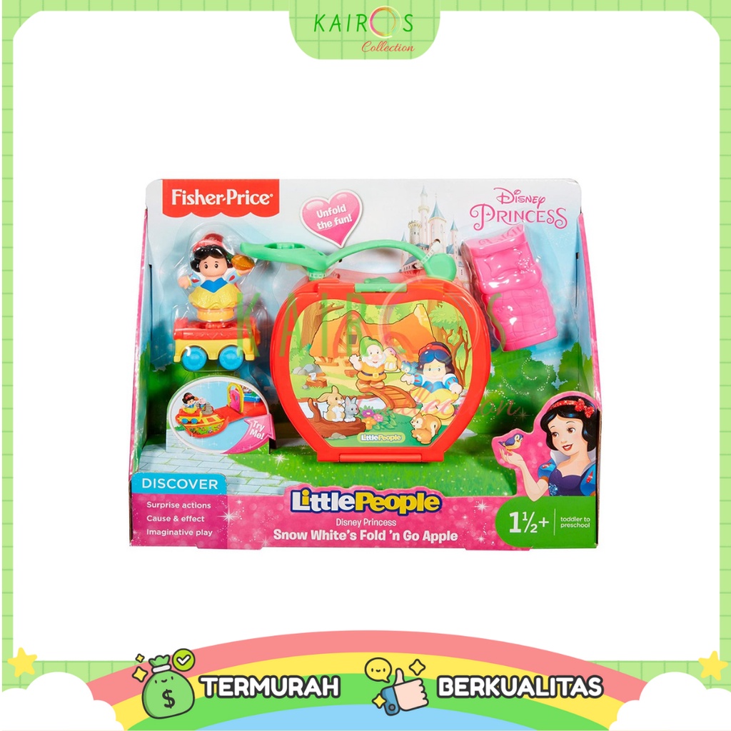 Disney Princess Snow White's Fold 'n Go Apple Mainan Anak