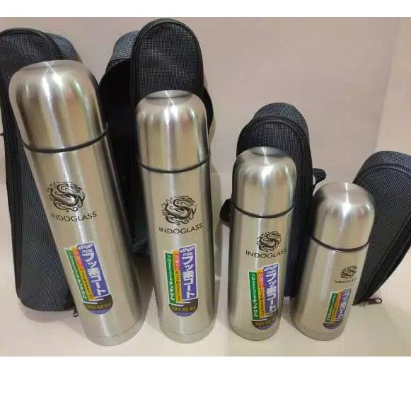 ✿ TERMOS TREMOS STAINLESS STEEL 350 500 750 1000 ML FREE TAS TERMOS AIR PANAS ES KECIL MINI POLOS ➮