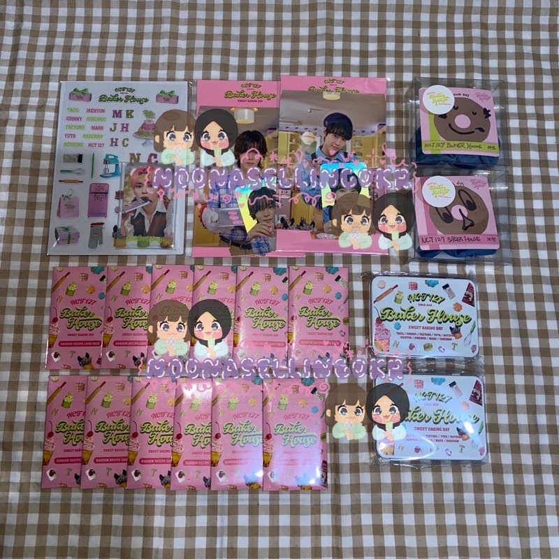 [Ready Stock] NCT 127 - BAKERY HOUSE RANDOM RECIPE CARD POSTCARD PC HOLO JAEHYUN