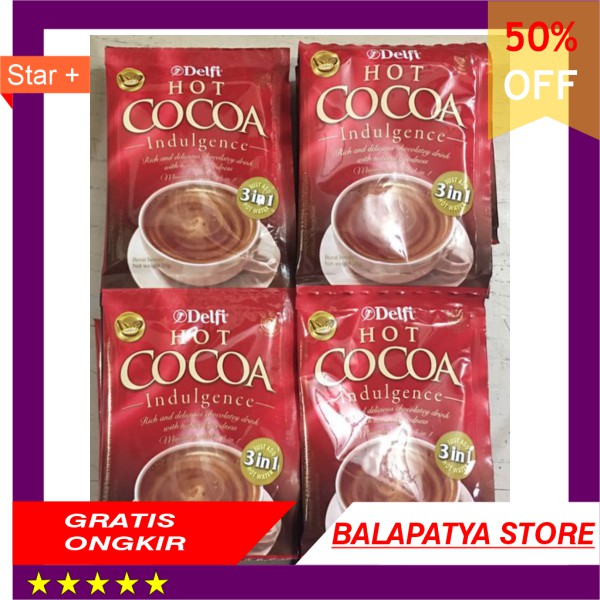 

LIMITED EDITION!!! Delfi hot COCOA indulgence minuman cokelat 25g