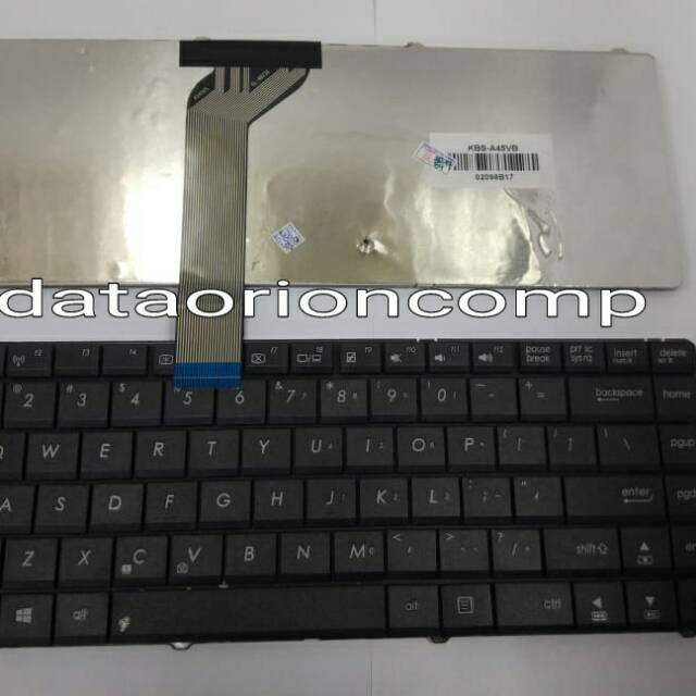 Keyboard asus A45VB tanpa frame