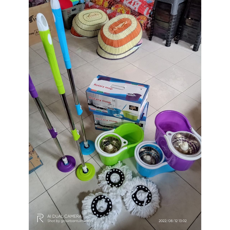 alat pel  SKY MOP SPIN MOP STAINLESS