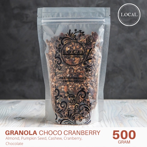

ROASTED GRANOLA CHOCO CRANBERRY 500 GRAM | LOCAL
