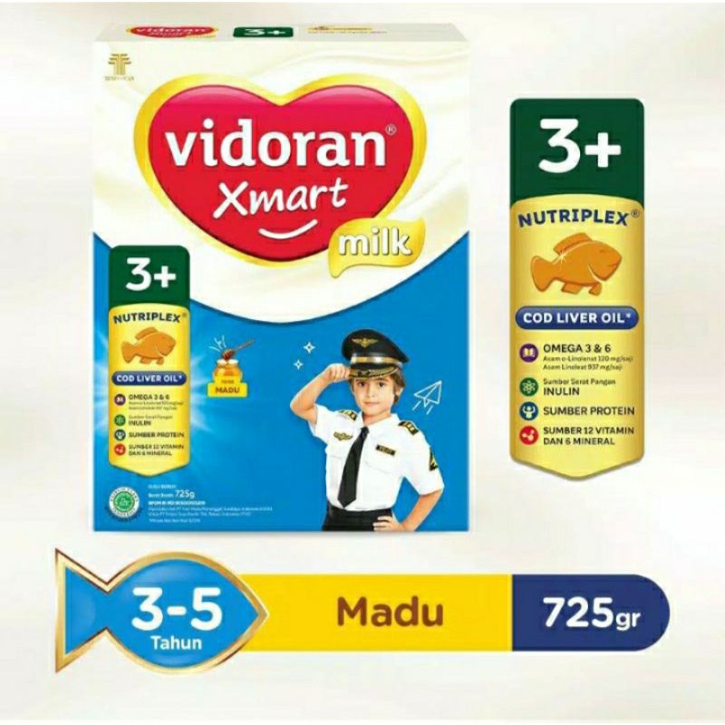 VIDORAN XMART 3+ MADU 725GR