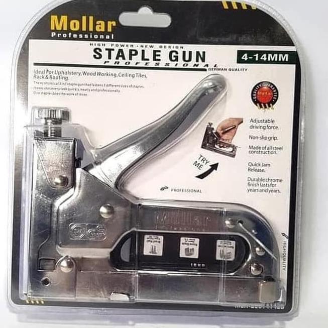 

Bagus Dipakai.. STAPLE GUN / STAPLE TEMBAK / STAPLES JOK / HEKTER MOLLAR 3 IN 1