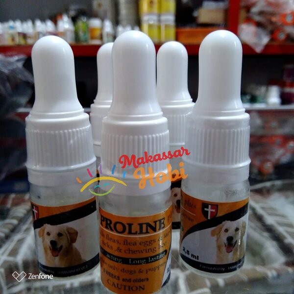 Proline Dog 2.5ml Obat Kutu Anjing Pembasmi Telur Larva Anak Kutu Plus