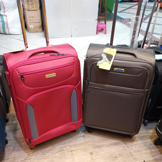 Koper Bagasi President Ukiran 24 Inch Original