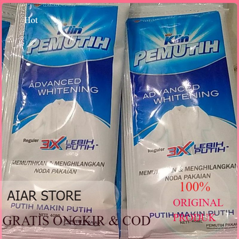 So Klin Pemutih 1 Renceng ( 6 sachet x 40ml )