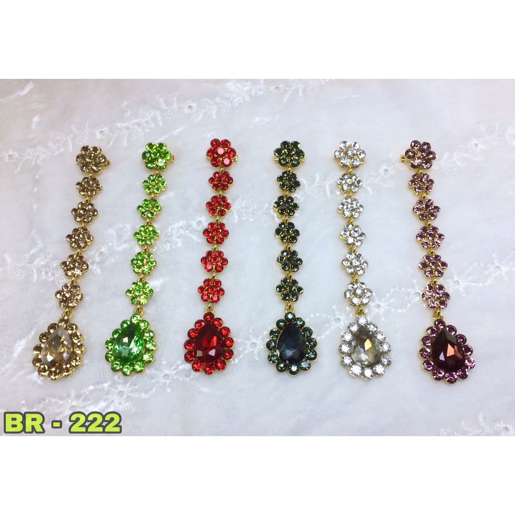 Bros Dagu Hijab Juntai Panjang Permata Premium