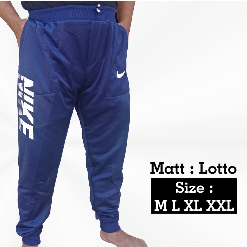 CELANA PANJANG JOGGER SABLON DEWASA CELANA HARIAN PRIA WANITA JUMBO SWEATPANTS TRAINING SIZE M SAMPAI XXL JOGER OLAHRAGA GYM BAHAN LOTTO PREMIUM