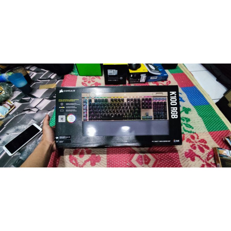 Corsair K100 RGB Optical Mechanical MIDNIGHT GOLD Gaming Keyboard second normal