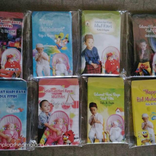 

12 pcs Amplop Lebaran Custom Nama
