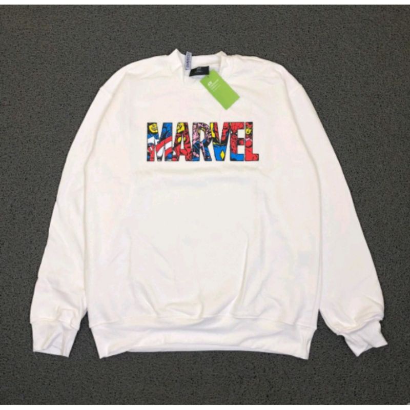 Sweater ErigoMarvel Crewneck - Crewneck H&M MARVEL AVENGERS - Pria ERIGO MARVEL