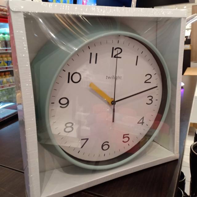 WALL CLOCK INFORMA MINIMALIS / JAM DINDING PASTELO