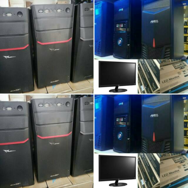 Komputer Rakitan termurah core i3 lengkap dengan LCD untuk office,desain grafis,gaming,UNBK DLL