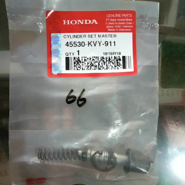 Master Rem Seal Sil Master Rem Depan Honda Beat Blade Revo Absolute 45530 KVY 911