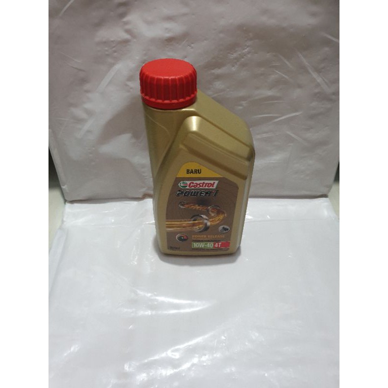 Oli CASTROL POWER 1 Motor bebek SAE 10W40 0.8 L/ Liter
ORIGINAL CASTROL. 
