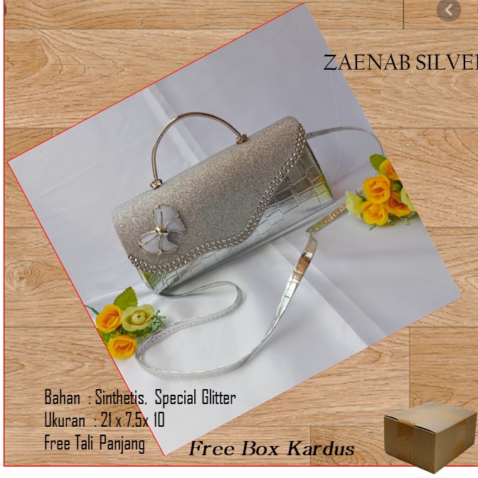 Tas Unik,Tas Elegan ,Tas Slempang,ZAENAB SILVER